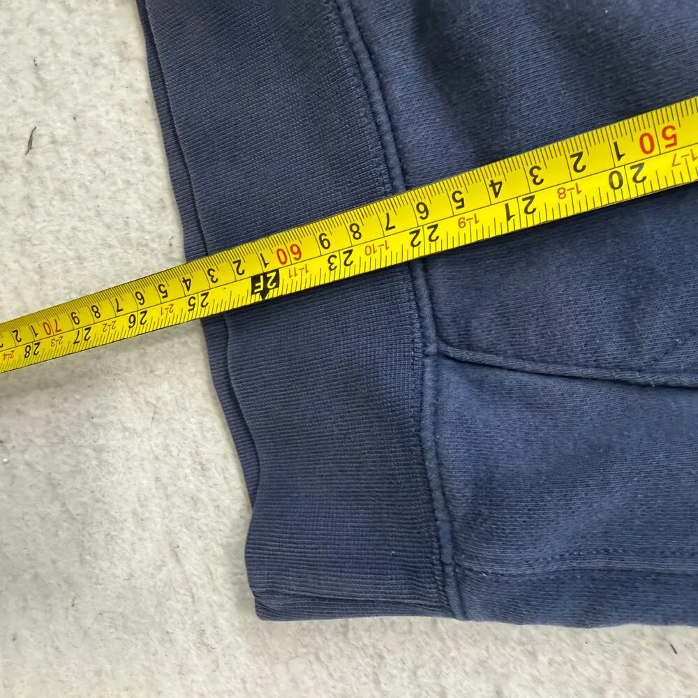 Nike Women's Navy Blue Full Zip Hoodie Drawstring Pockets Logo Casual Size S